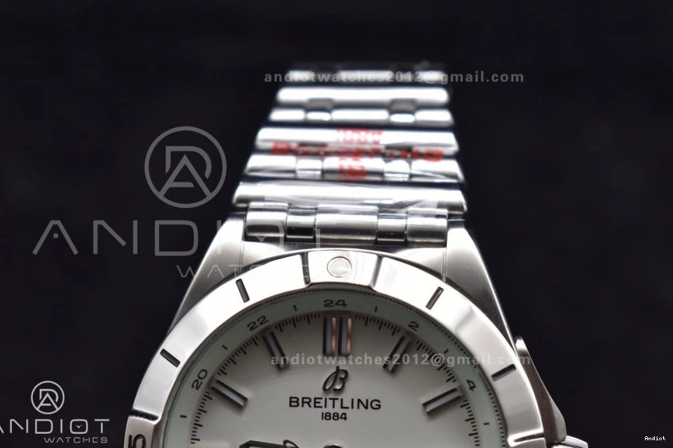 BLS Affordable Factory White Automatic GMT 532 Bracelet 1:1 Chronomat Dial 40mm A Breitling Edition SS On Best 0719